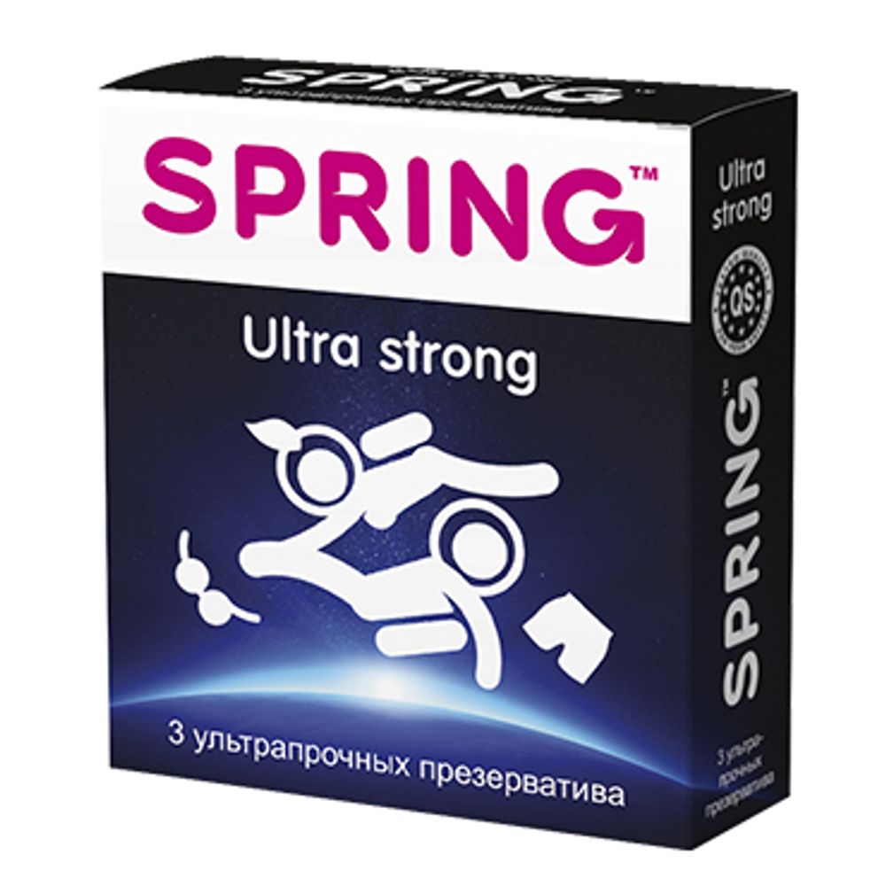 Презервативы ультрапрочные Spring Ultra Strong 3 шт