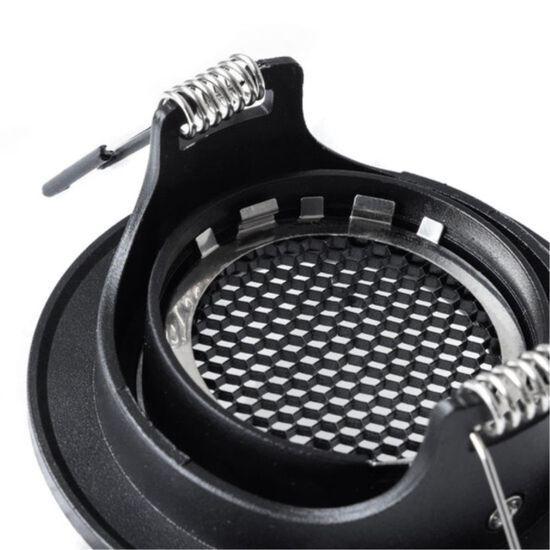 A2865PL-1BK Светильник потолочный встраиваемый FUJI для MR16 Ø88x35мм черный IP20 монтаж Ø75мм