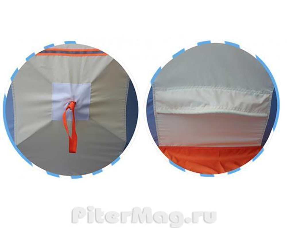 Палатка для зимней рыбалки Нельма Куб-2 Люкс c внутренним тентом