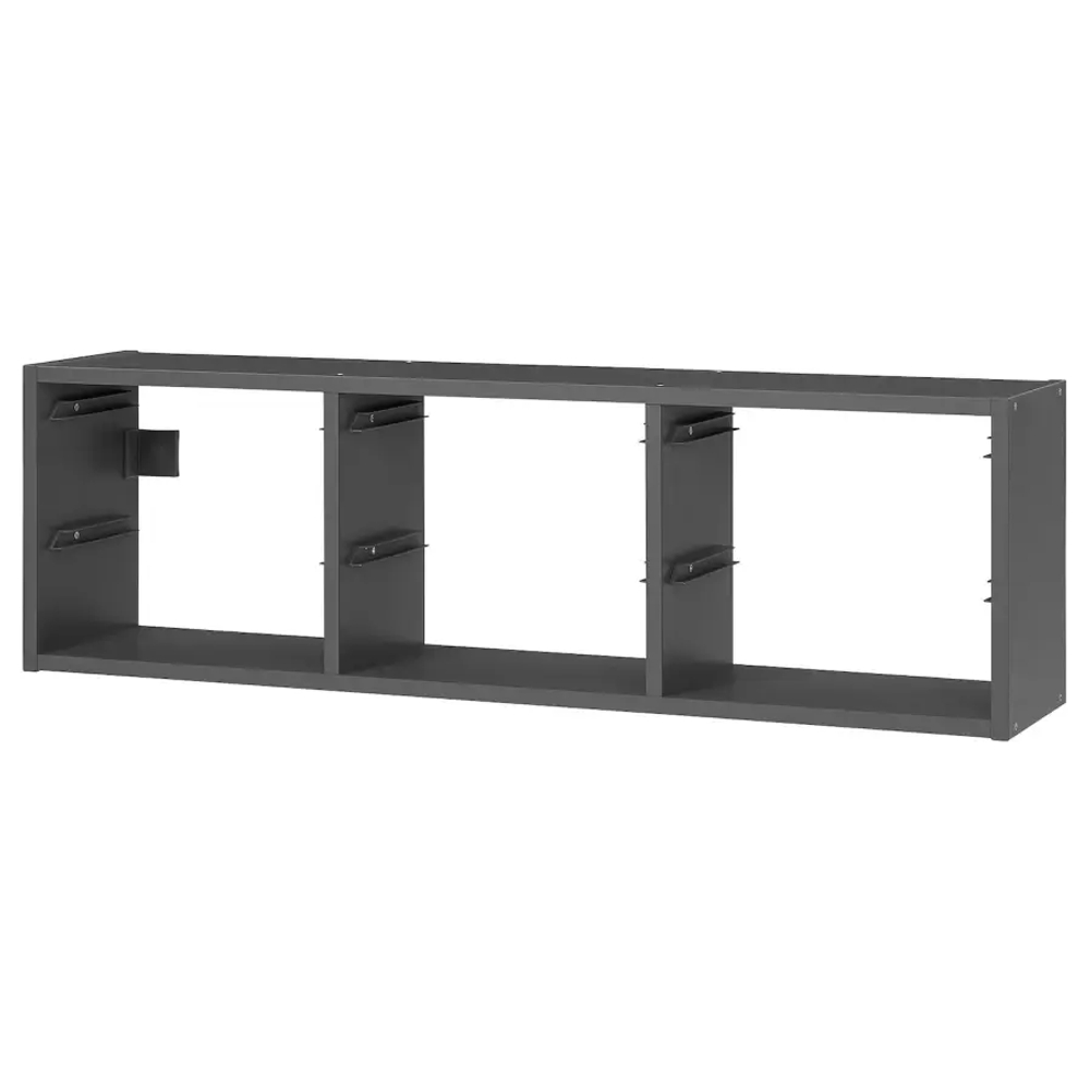 Навесной шкаф - TROFAST/ТРОФАСТ ИКЕА, 30х21х99 см, серый