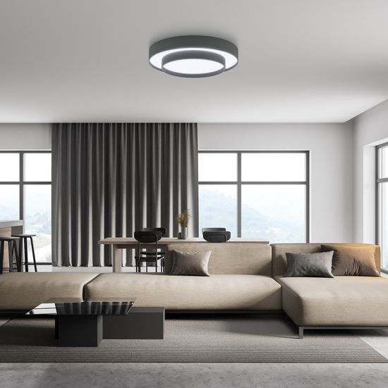 90330/2 / потолочный светильник / серый