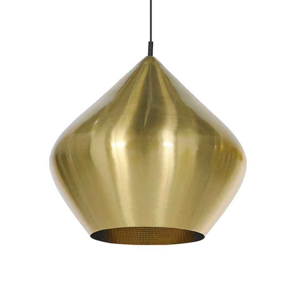 Подвесной дизайнерский светильник  Beat Light Stout by Tom Dixon D52 (золотой)