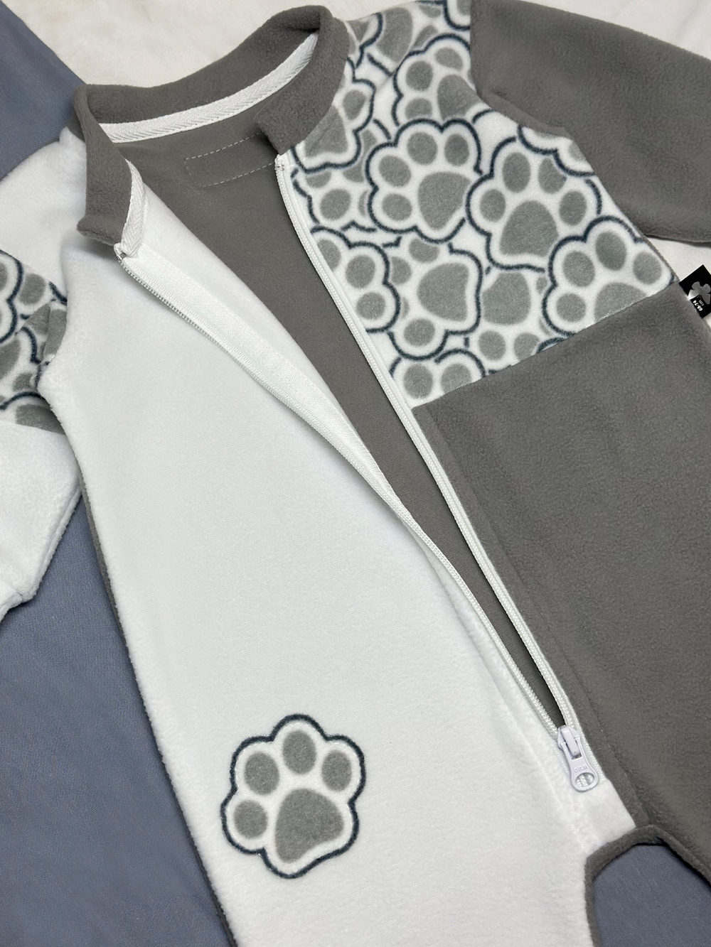 Флисовый Комбинезон Лапки