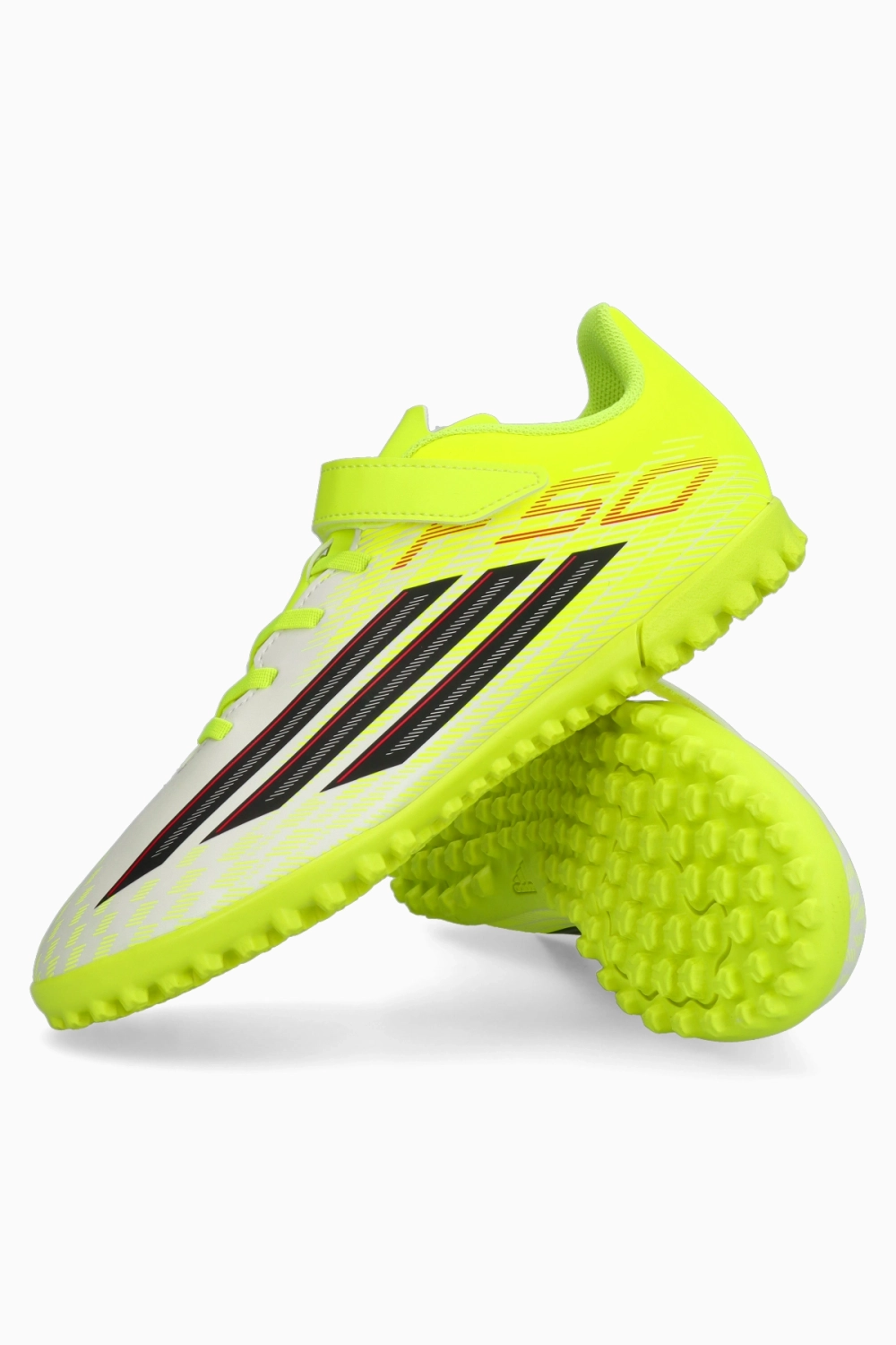 Сороконожки adidas F50 Club Hook-and-Loop TF Junior - желтый