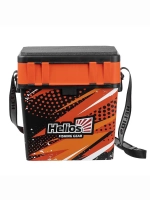 Ящик рыболовный зимний для хранения снастей PIKE оранжевый