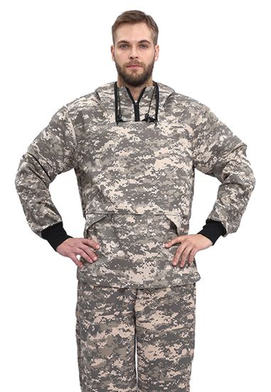 Костюм туристический ПРТНЦФ с сеткой (кмф "Цифра св.серый")