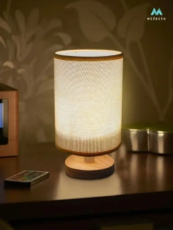 Mifeito Светильник настольный основа из натурального дерева