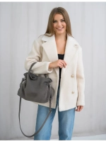 сумка через плечо средняя натуральная замша