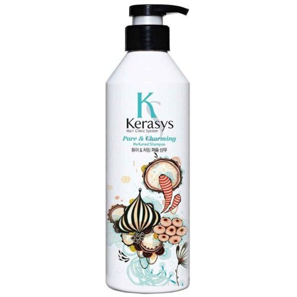 KeraSys Шампунь парфюмированный «шарм» - Pure&amp;charming parfumed shampoo, 600мл