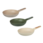 SATOSHI Кантри Сковорода литая d24см, антипригарное покрытие мрамор, индукция, 3 цвета