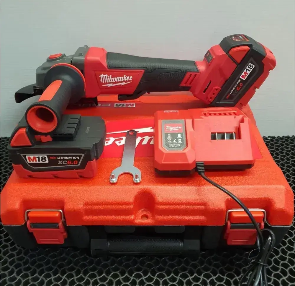 Аккумуляторная болгарка ушм Milwaukee 18В