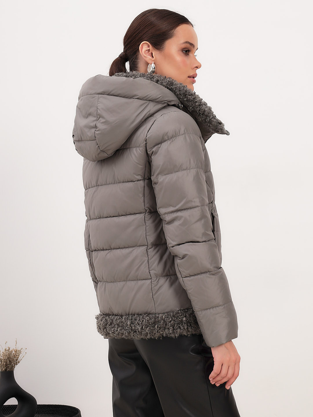 Куртка зимняя в оливковом цвете