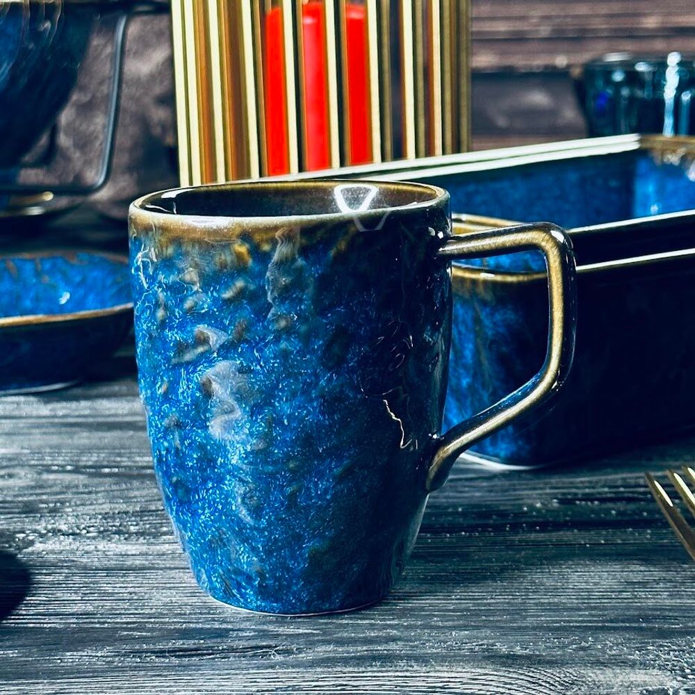 Lenardi 133-294 Кружка 300мл AQUAMARINE в под.уп. (х48)Фарфор