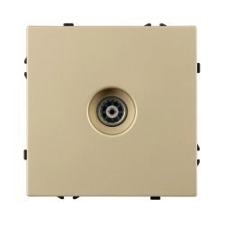 Механизм телевизионной розетки SCT-NOBE-MTV1-SFPL-GD (Arlight, Золотой песок) 054294