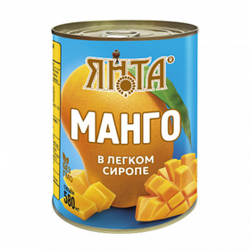Манго кусочки в сиропе 0,580
