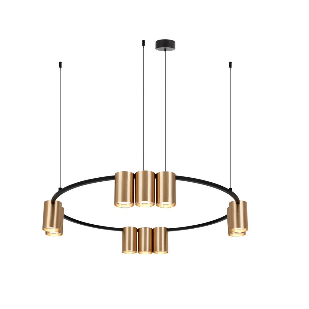 Подвесной светильник Denkirs Orbit DK4065-BK+SG