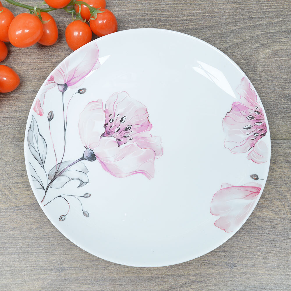 Тарелка 24см Amore, стеклокерамика