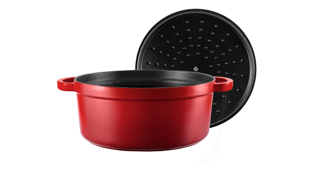 Кастрюля 3.8л Voeux L'amour красная