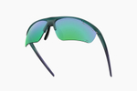 Спортивные очки с диоптриями Demetz Relief M / Green Matt / Purple Matt Pink With Green Mirror Cat.3