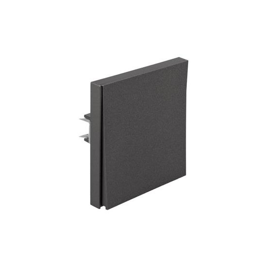 Выключатель STRONG 1 кл проходной (переключатель) 10А с/у графит KRANZ