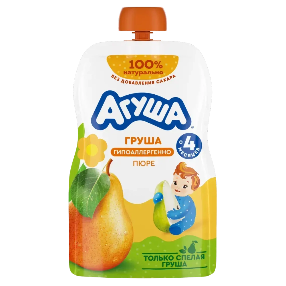 Агуша пюре фруктовое 90г Груша