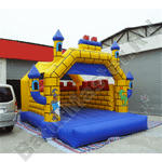 Коммерческий надувной батут "Крепость 2" с крышей