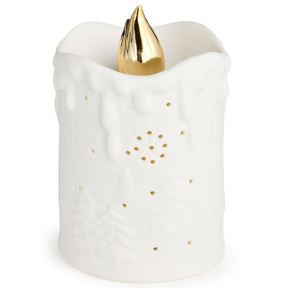 СТАТУЭТКА "СВЕЧА" С LED-ПОДСВЕТКОЙ 10Х10Х15,3 СМ