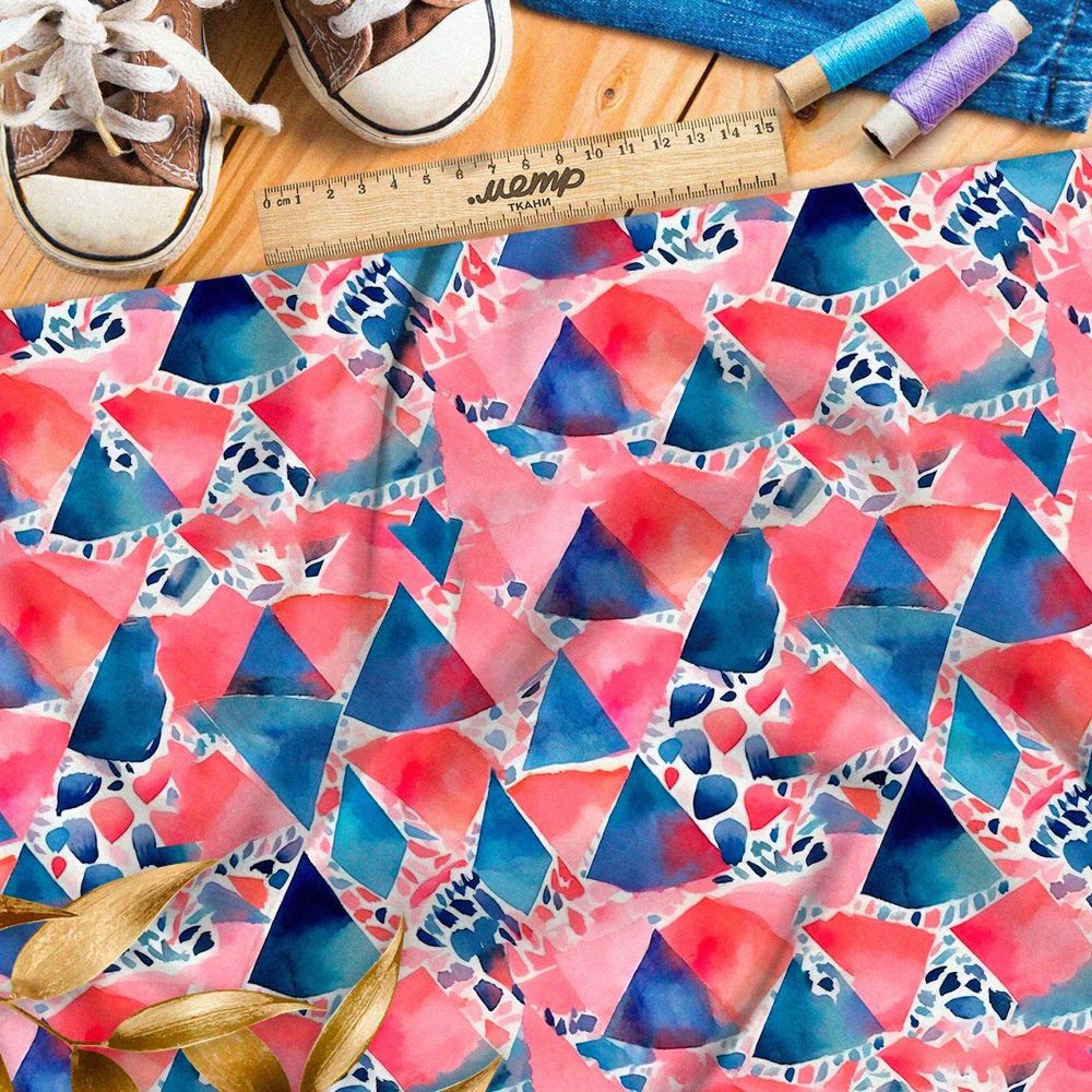 Ткань премиум бифлекс туманные вспышки