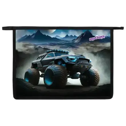 Папка для тетрадей 1 отделение А4 на молнии Юнландия Space driver, пластик