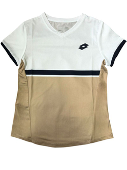 Футболка для девочки Lotto Tech V D1 - irish beige