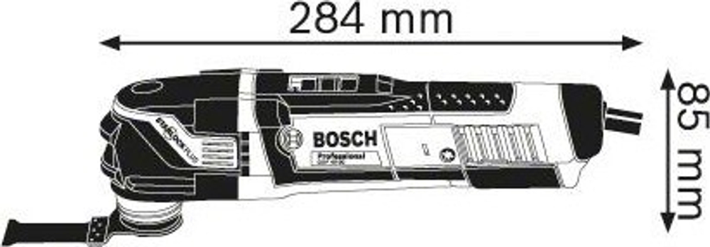 Многофункциональный инструмент сетевой BOSCH GOP 40-30 0601231003 Кейс