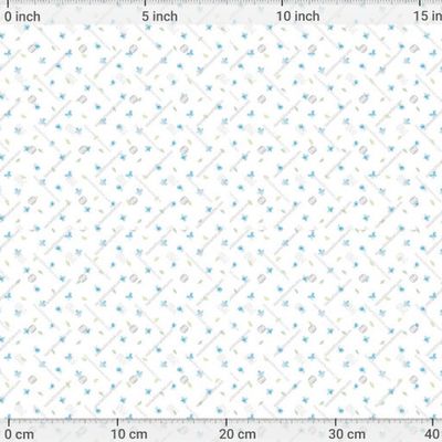 Мелкие голубые цветы. Акварельный паттерн by Anastasia Lembrik 1154 DPI