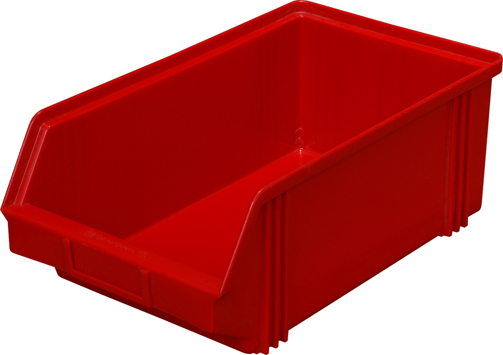 Ящик сплошной 400×230×150 мм, объем 13.8 л., арт.: 7963, красный, код: 00567