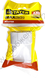 STAYER 16A белая Электрическая розеткаMAXElectro (55180-W)