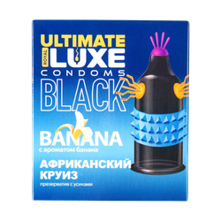Презерватив LUXE ULTIMATE Африканский Круиз (черный, аромат Банана)