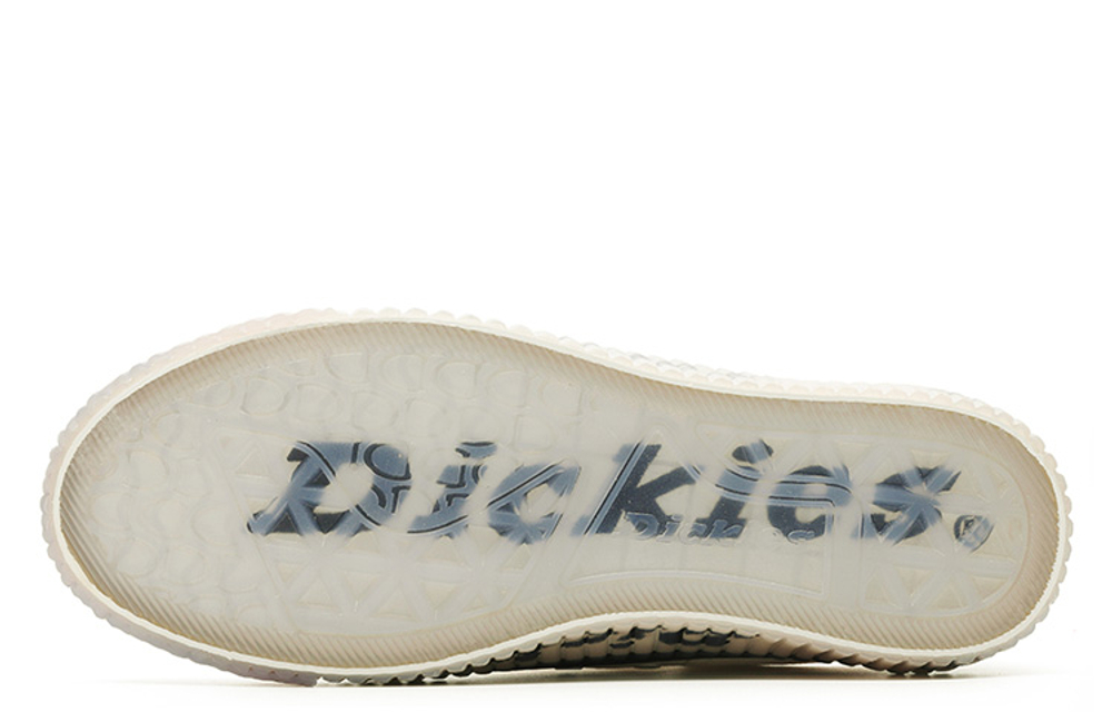 Dickies Print Abrasion Resistant Low top Canvas Shoes Unisex Beige