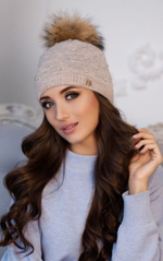 Шапка с бубоном Braxton