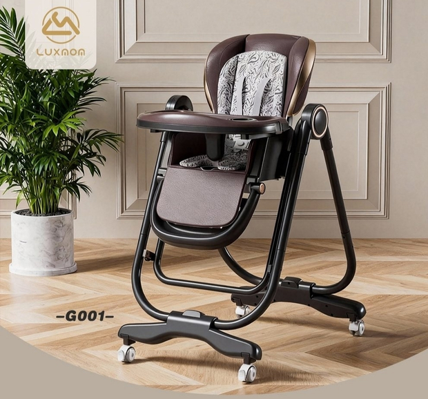 Стульчик для кормления 3/1 LUXMOM 001 ( коричневый)