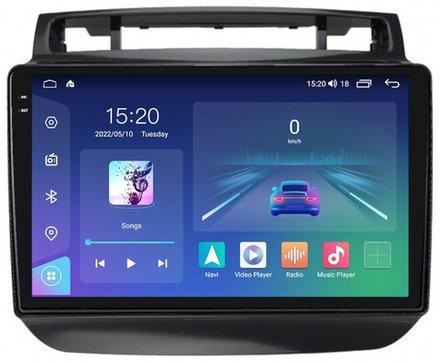 Магнитола для VW Touareg 2010-2018 (RCD550) - Parafar PF048U2K на Android 13, QLED+2K, ТОП процессор, 8Гб+128Гб, CarPlay, 4G SIM-слот