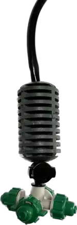 Туманообразователь 4 сопла зеленый, с подвесом, грузом, антикаплей (комплект)