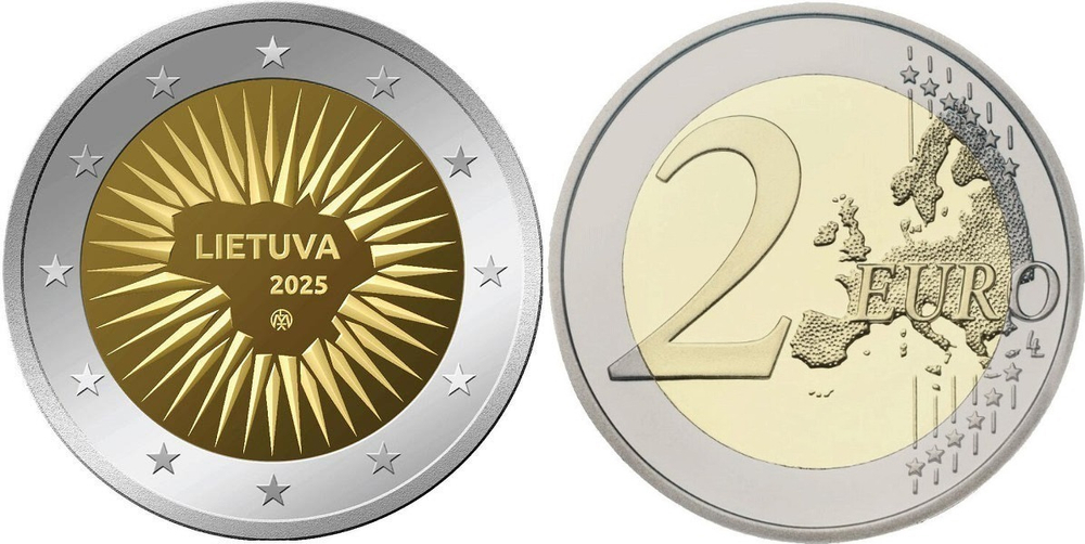 Литва 2 евро, 2025 Оборона страны