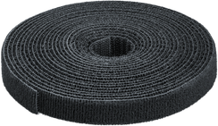 Стяжка липучка Navigator NCT-V-16-5-BL 5м черная 36192