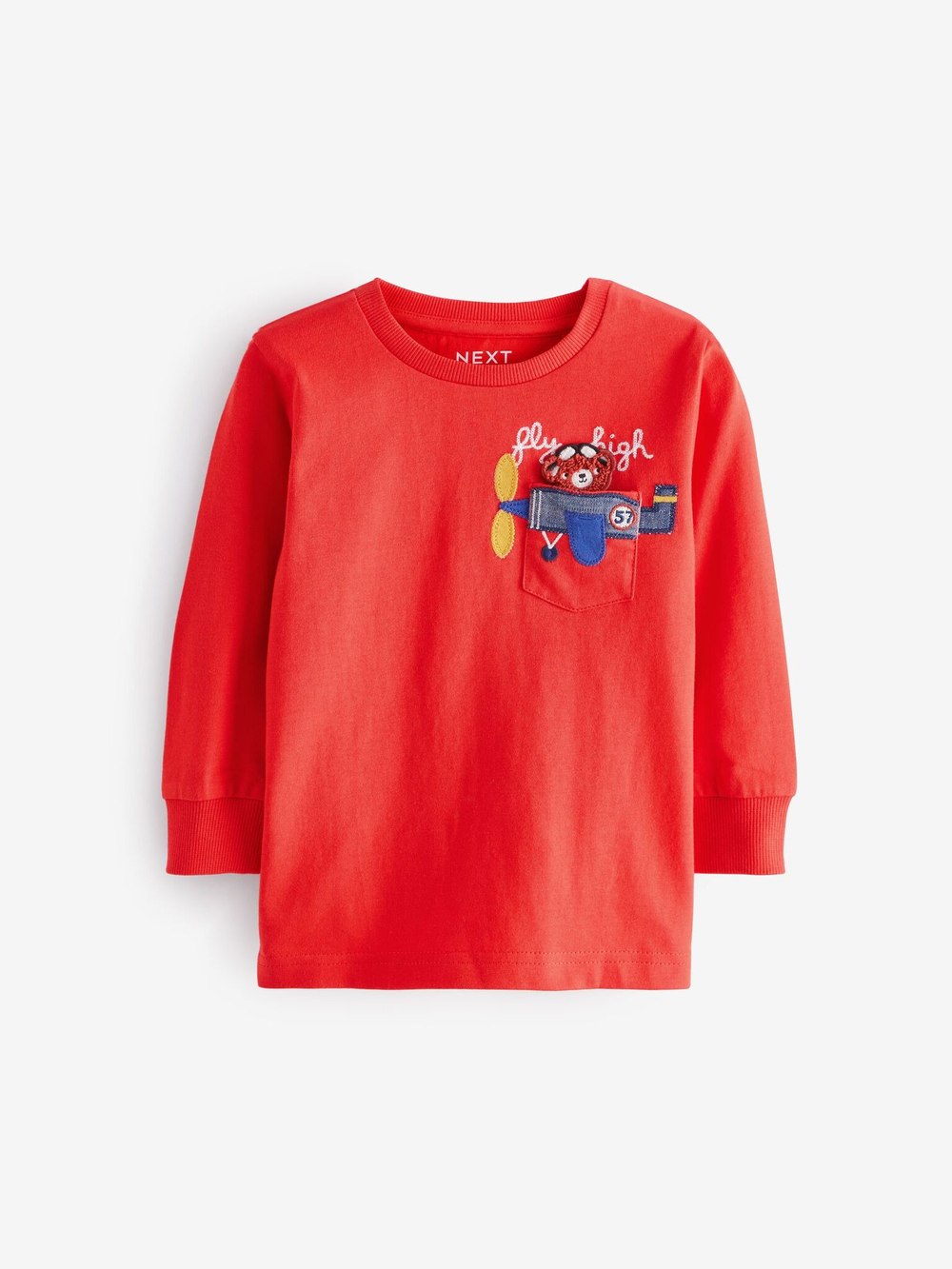 Лонгслив для мальчика Next N71-065, Красный