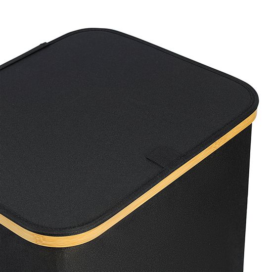 Корзина для белья neat mid, 40x33x43 см, черная