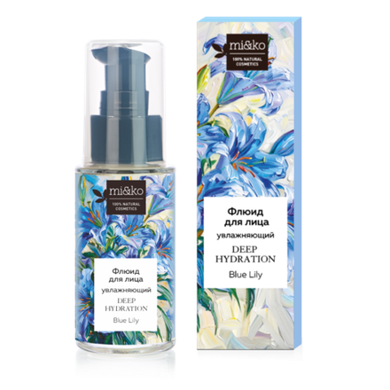 Флюид для лица Увлажняющий Deep Hydration Blue Lily, ТМ MI&KO