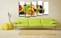 Модульная картина "Фруктовое ассорти"