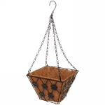 Кашпо для цветов 1,8л «Коковита» с кокосовым волокном, подвесное d=20см P133 ДоброСад