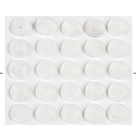 Демпфер захлопа 10 мм прозрачный (25 шт) "Element" 123300