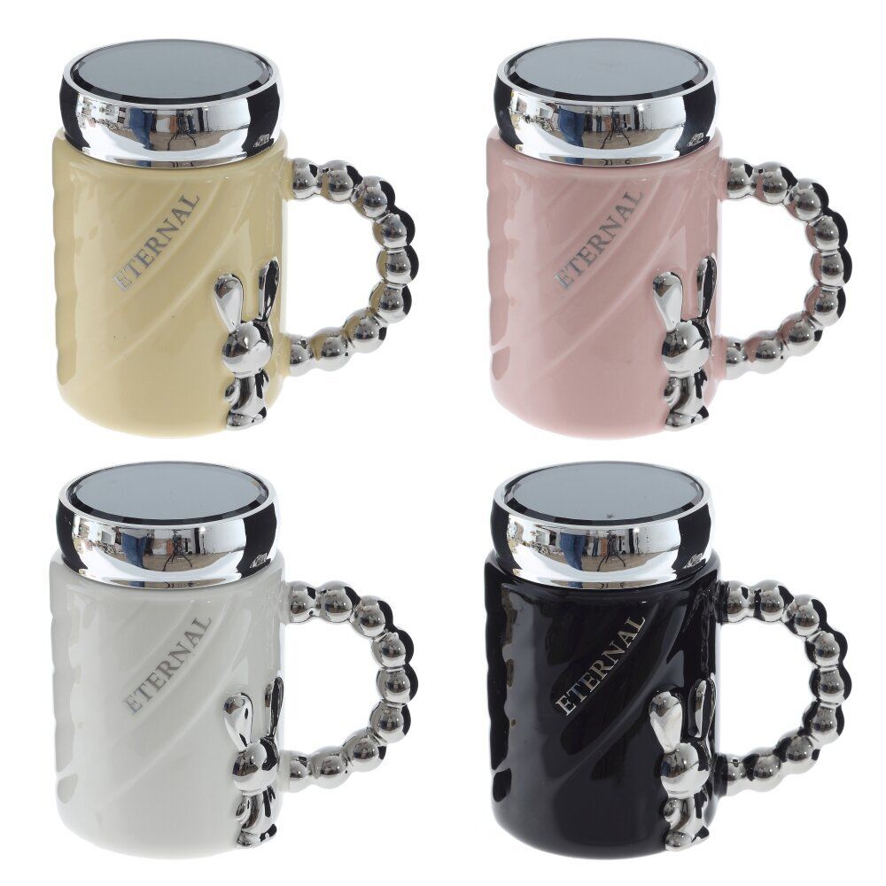 GAEM Кружка с крышкой, 380 мл, L13 W8 H13 см, 4в.