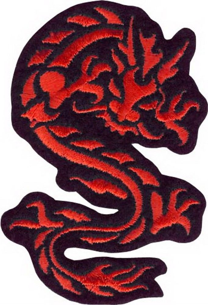 Нашивка China Dragon (red) - Китайский дракон (красный)